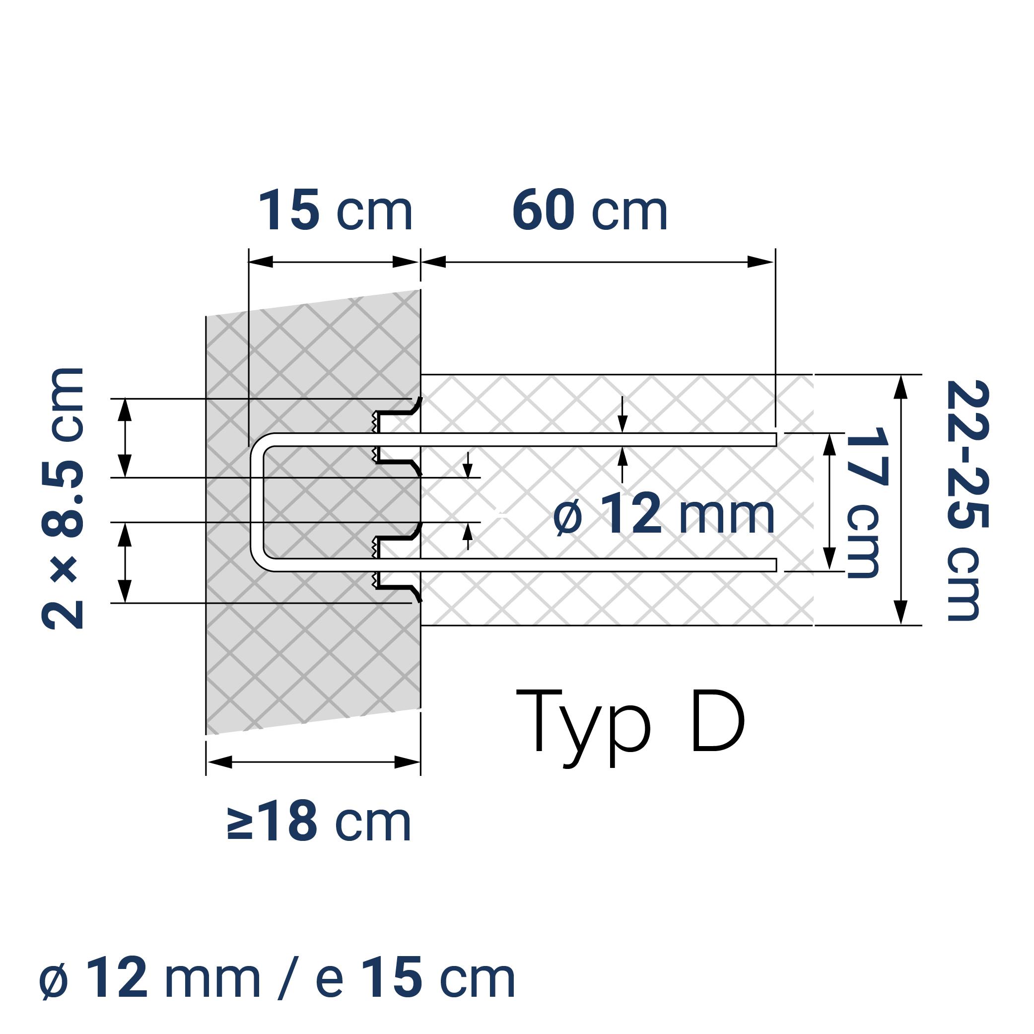 A432000491 7640324041179 BE-BOX® Bewehrungsbox Typ D17-12-15 h15 lü 60 | Variante zu EBEA 49 | 80 cm | 10.20 kg/m